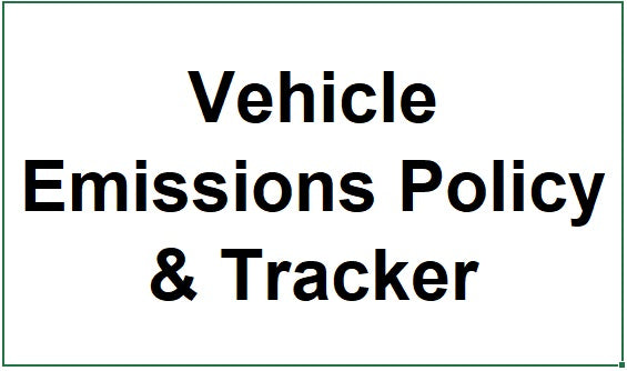 Vehicle Emissions Policy & Tracker